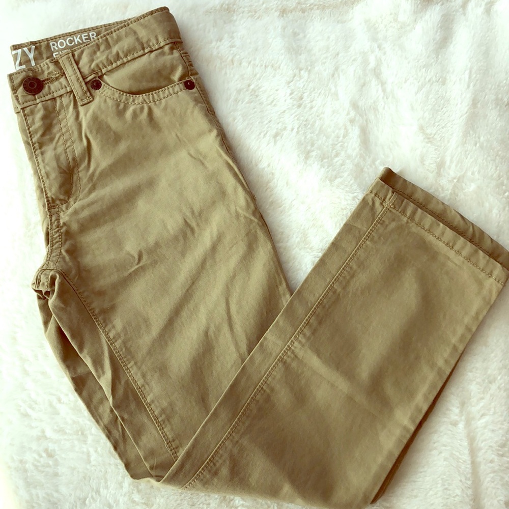 Girls 👧🏻 CRAZY 8 Khaki Rocket fit 👖 size 6 NWT